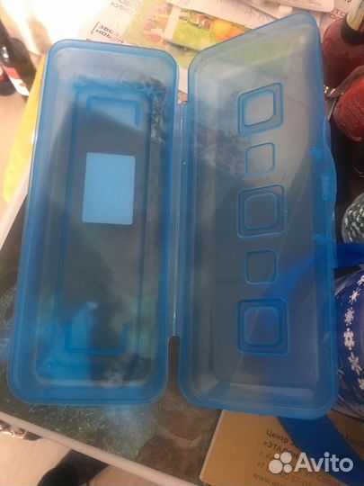 Пенал пластиковый, тонированный