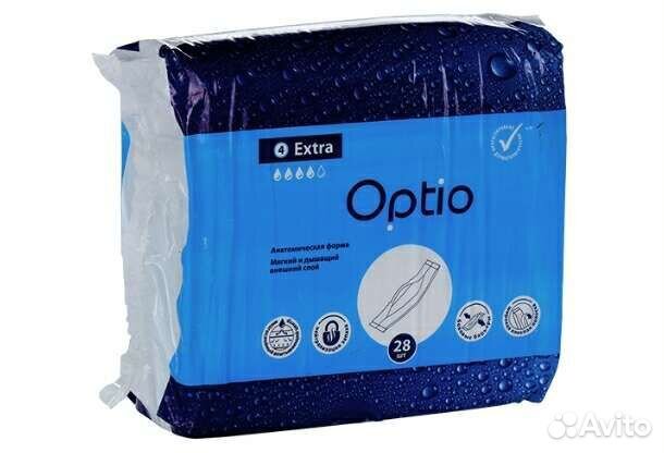 Урологические прокладки мужские Оптио Экстра 28 шт