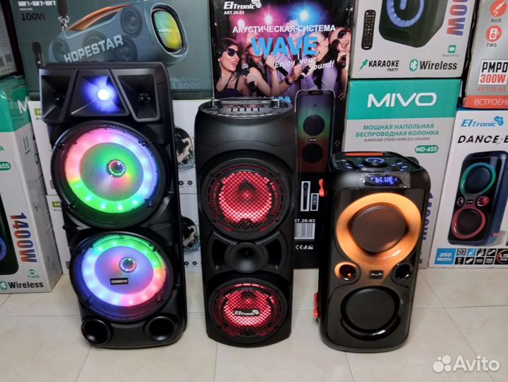 Колонки блютус очень громкие с микрофонами