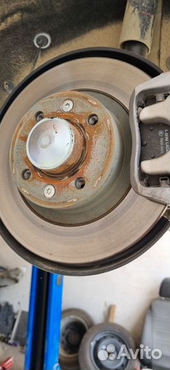 Задние дисковые тормоза в сборе на ладу Весту