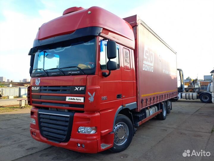 Тентованный грузовик DAF XF 105, 2008