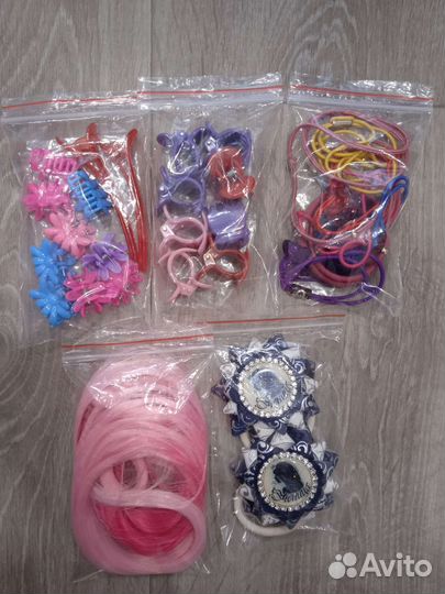Резинки, бантики, ободки, заколки