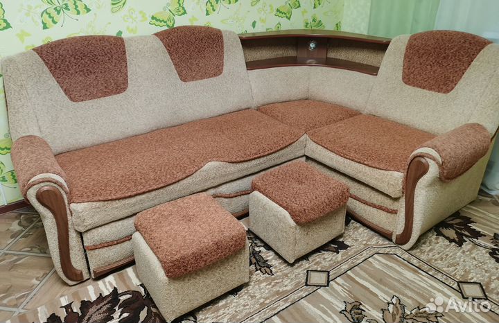 Угловой диван бу
