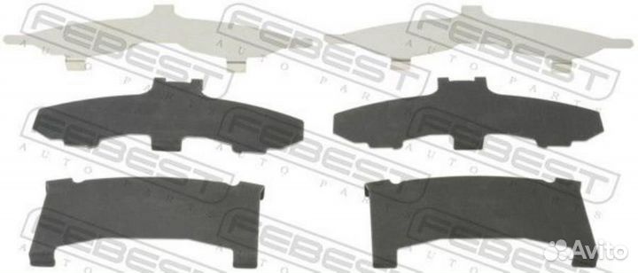 Febest 0403-CW6WF Пластины колодок