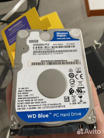 Жесткий диск для ноутбука 2.5 hdd SATA 500gb