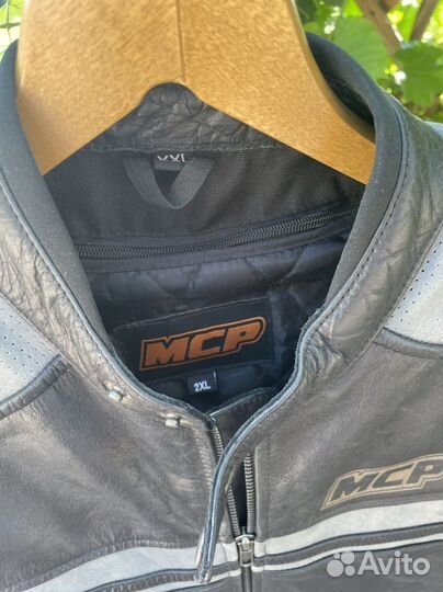 Мотокуртка кожанная hemet новая с биркой