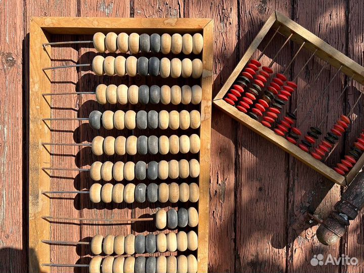 Счеты деревянные бухгалтерские СССР головоломка