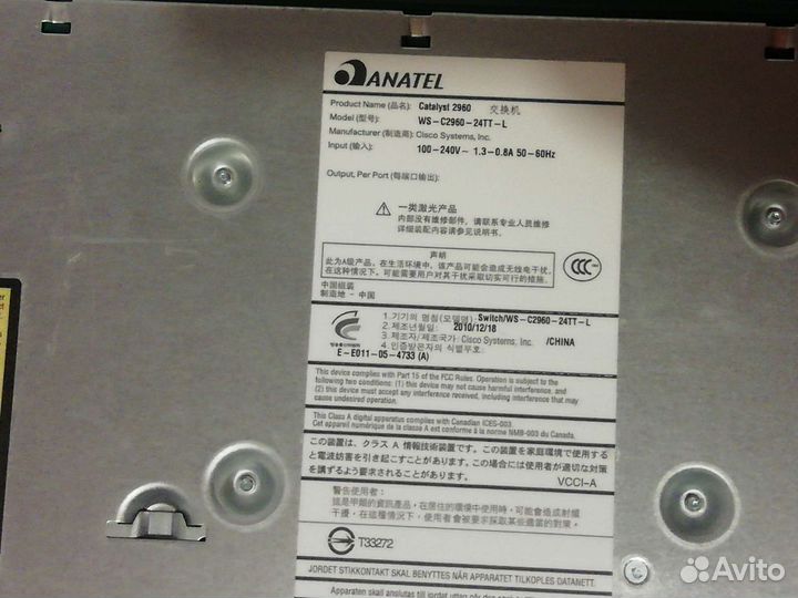 Коммутатор cisco Catalyst C 2960 48 TT-L ; 24 TT-L