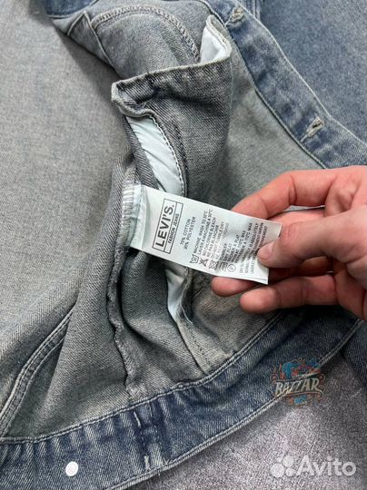 Джинсовая куртка levis винтажная blue