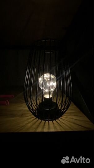 Лампа настольна ночник на батарейках