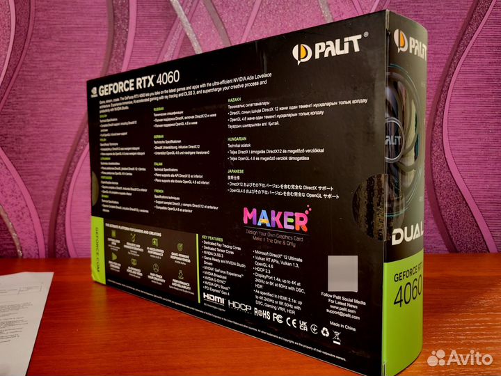 Видеокарта RTX 4060 новая