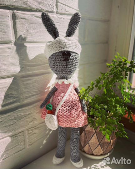 Зайка тильда амигуруми