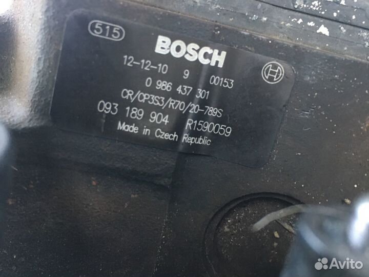 Тнвд 0986437301 Renault Traffic F9Q 1.9DCI