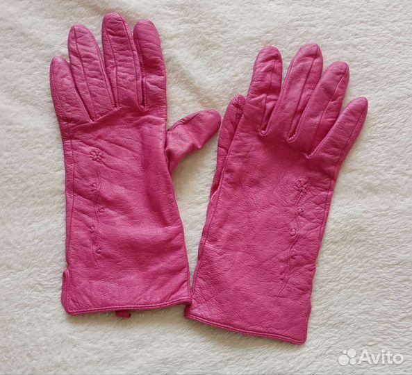 Перчатки женские кожаные 8 1/2