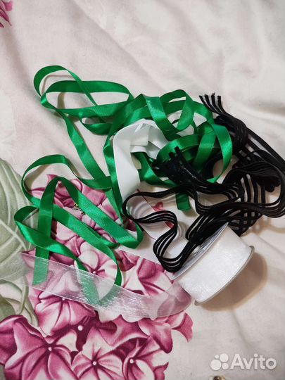 Бисер, бусины, фурнитура, ленты, проволока