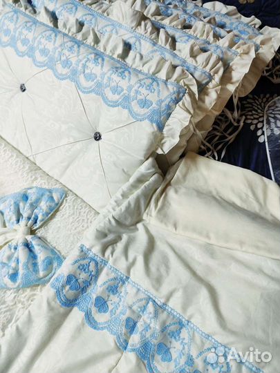 Комплект бортиков с балдахином 10 в 1