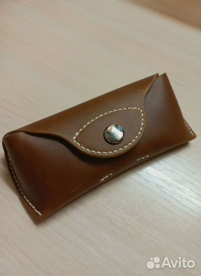 Футляр для очков ручная работа кожа