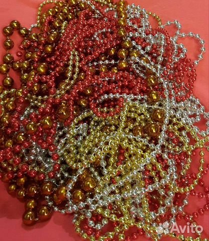 Бусы на ёлку. Новогодние украшения