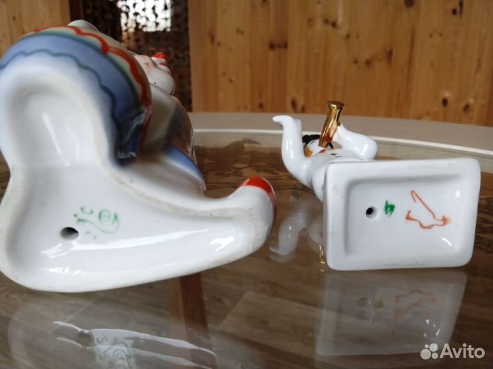 Фарфоровые статуэтки времен СССР с клеймом