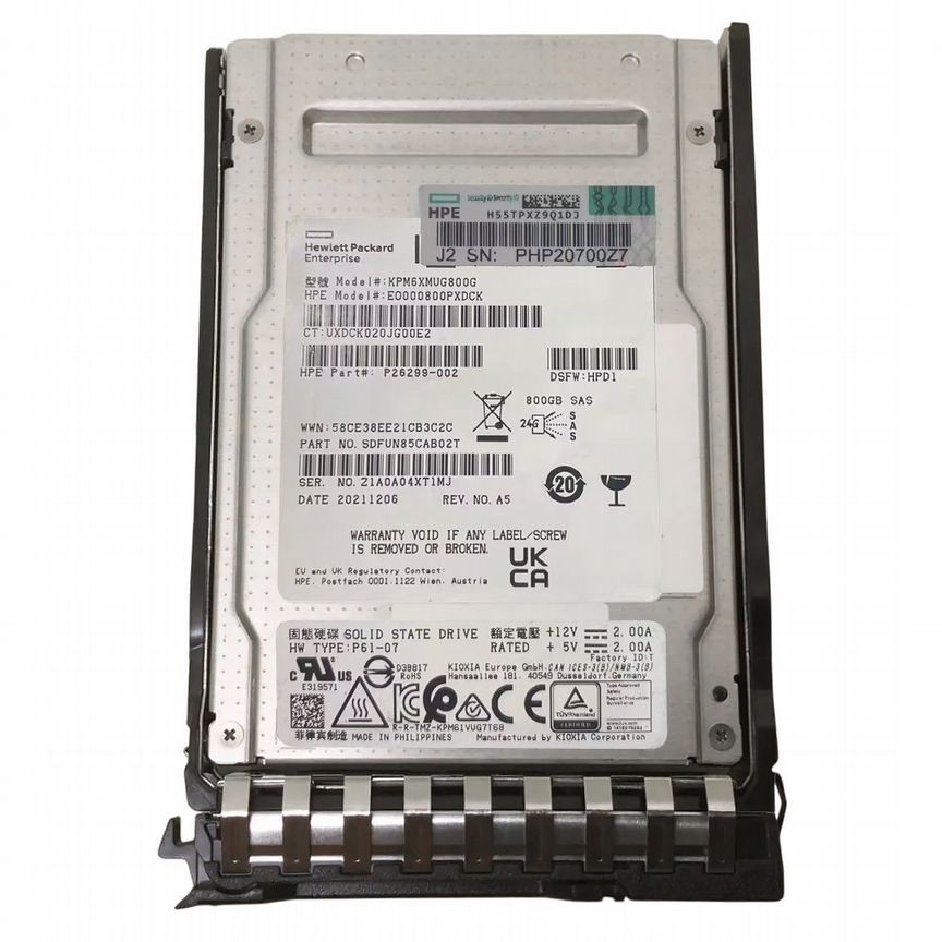 [EO000800PXDCK] Жесткий Диск Hp Eo000800pxdck 800gb Sas 2,5" Ssd