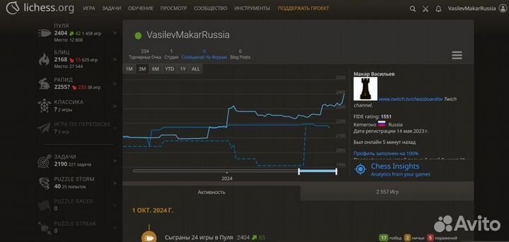 Персональные занятия по шахматам