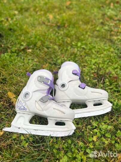 Коньки фигурные детские oxelo раздвижные 32-34