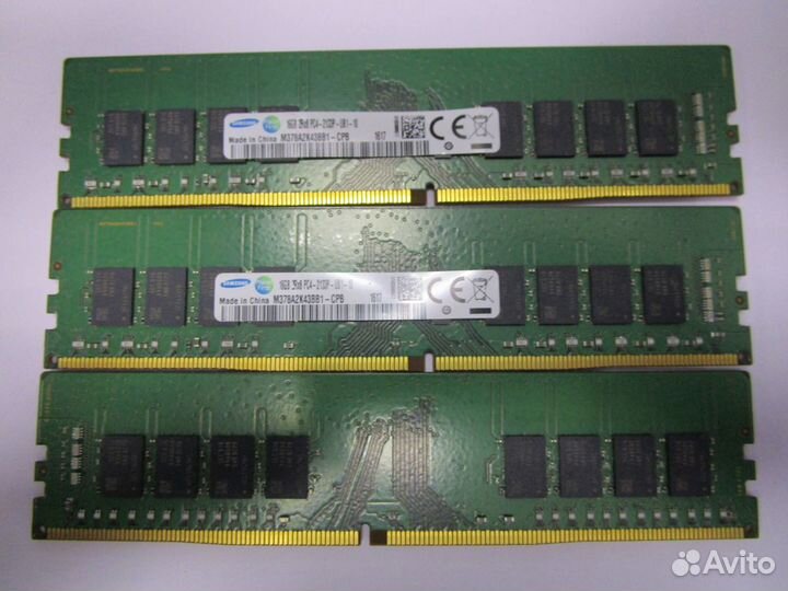 Оперативная память 16Gb Samsung 2133Mhz M378A2K43B