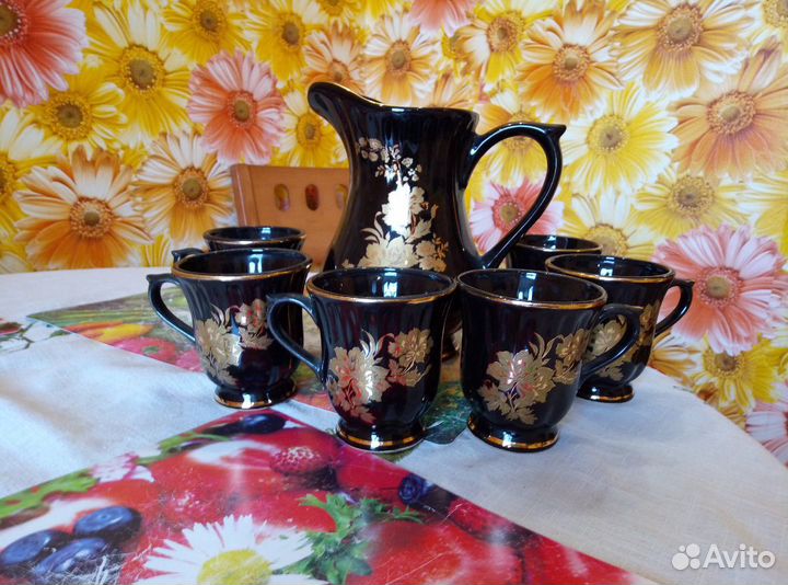 Набор кувшин и 6 бокалов