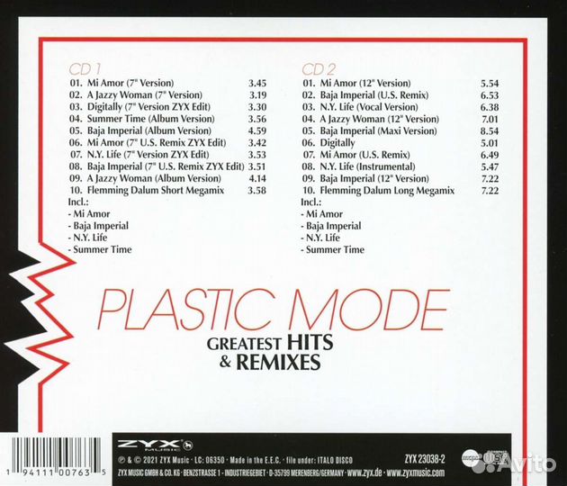 Plastic Mode - Greatest Hits & Remixes (2 CD)