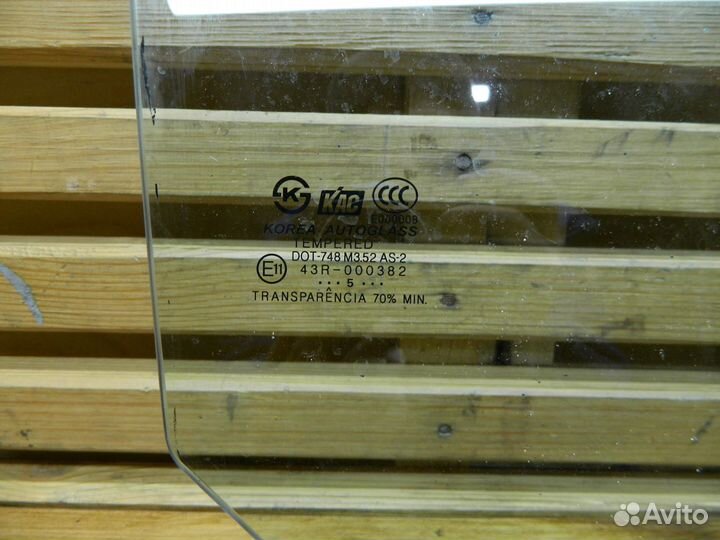 Hyundai Elantra XD седан - стекло заднее правое