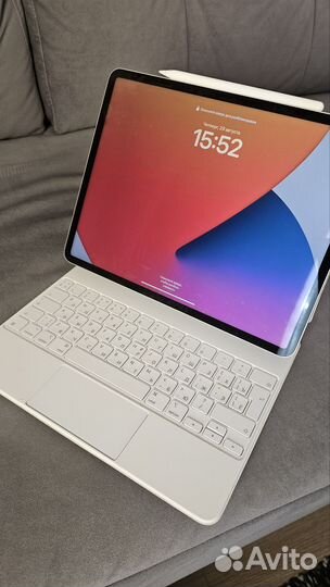 iPad pro 12.9 m1 + клавиатура + стилус
