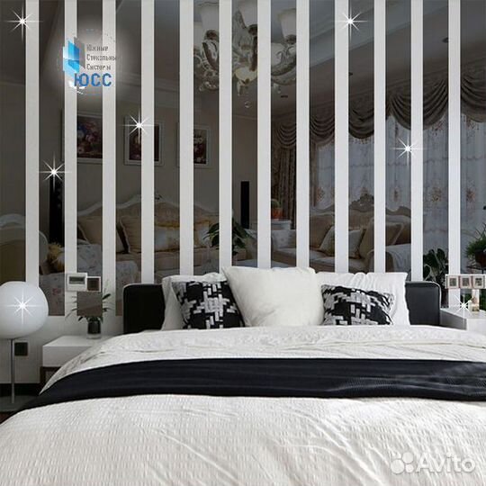 Серебряное зеркало 150х300