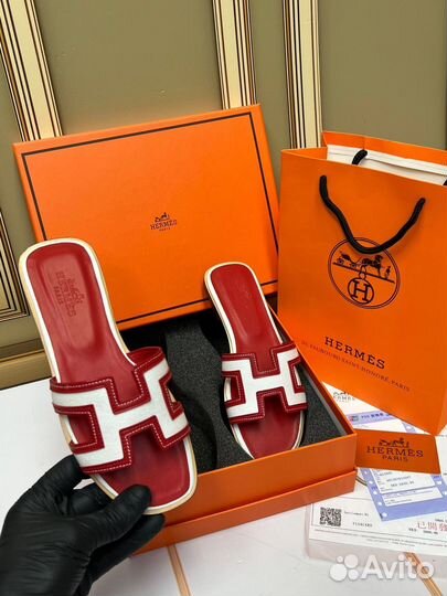 Шлепки женские Hermes