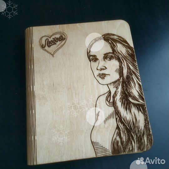 Блокнот, ежедневник (из натур. дерева)