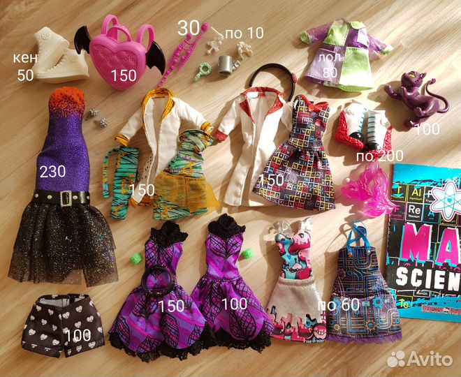 Аксессуары Монстер хай Monster Обувь, мебель