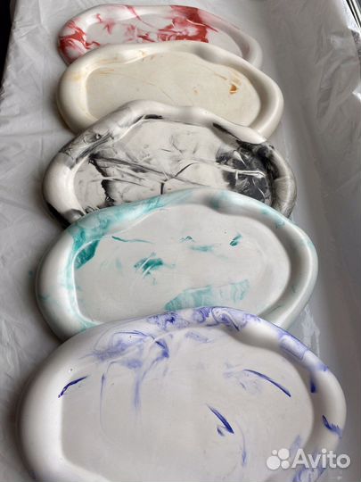 Поднос из гипса