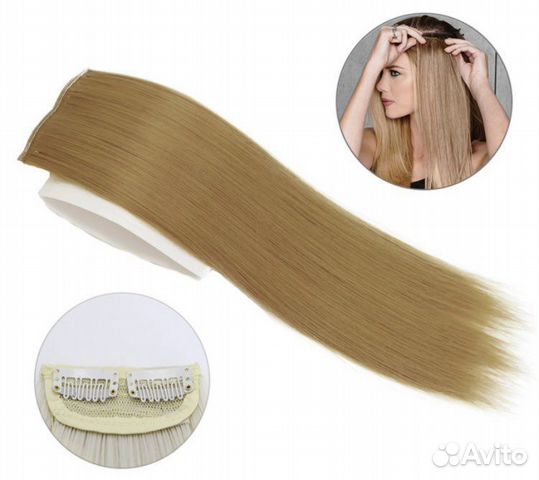 Волосы на заколках