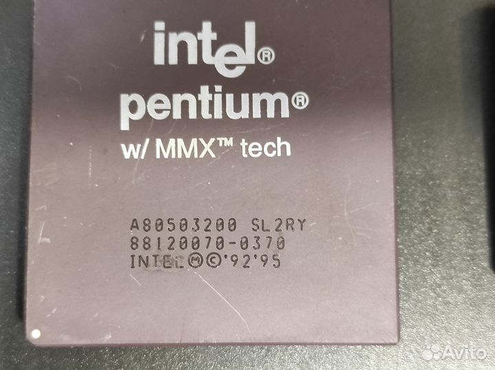 Ретро процессоры Intеl Pentium и модем US Robotics