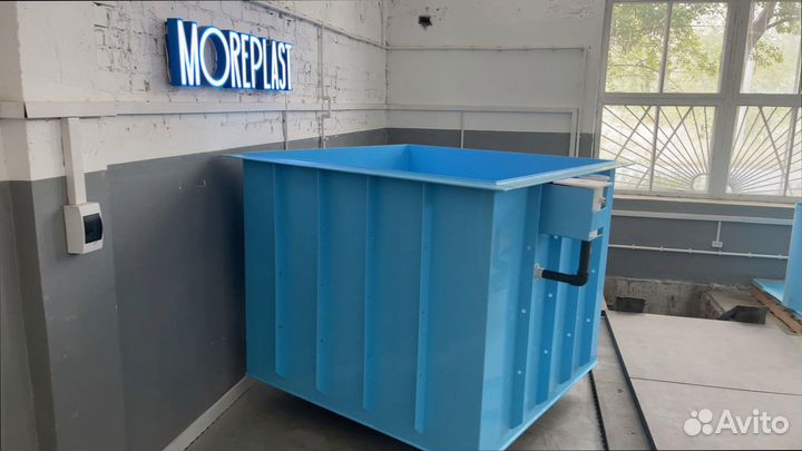 Квадратная купель пластиковая / пвх / композитная