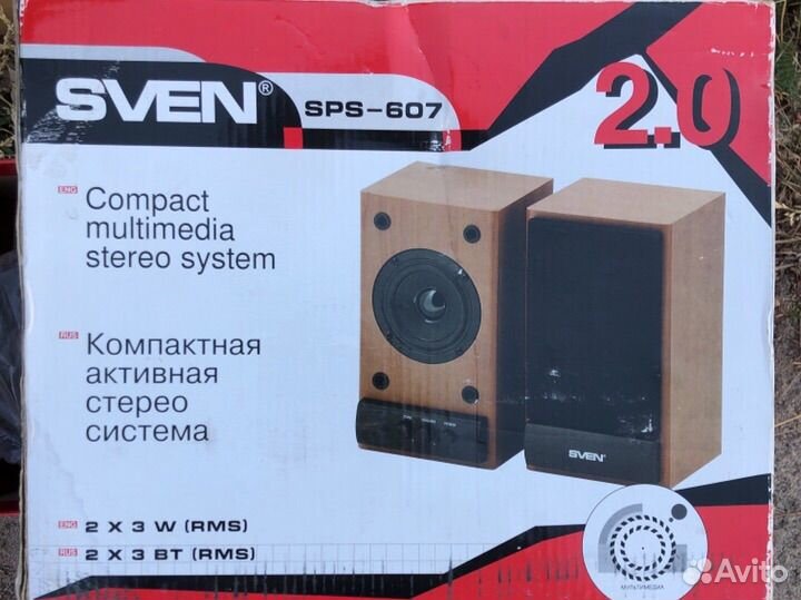 Колонки активные 2.0 для компьютера