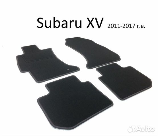 Коврики Subaru XV 2011-2017 г.в. ворсовые