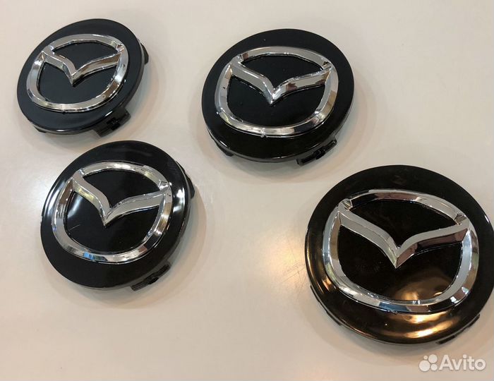 Колпачки на литые диски mazda 56 mm