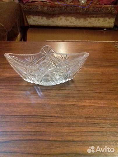 Хрусталь отличного качества, сделан в СССР