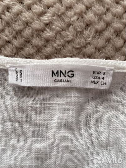Блузка женская Mango лен р.S