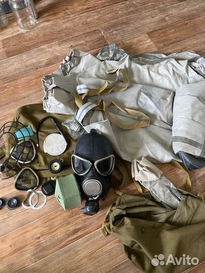 Противогаз пмк 2 и костюм Л1
