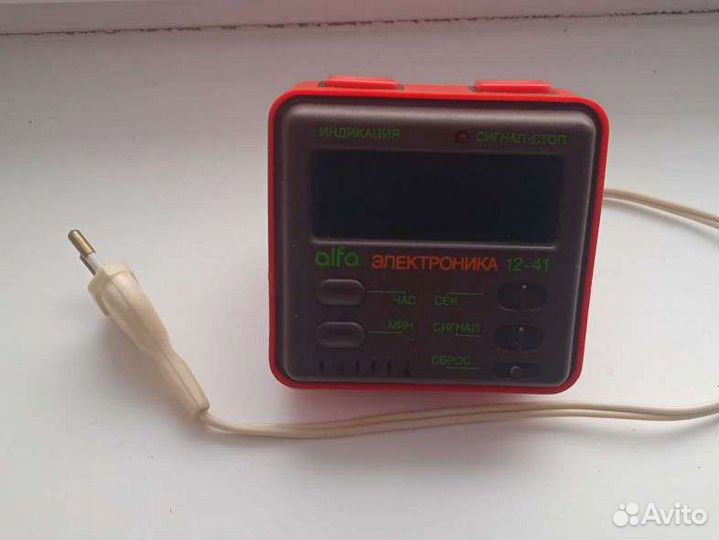 Часы Электроника Альфа 12-41, звонок дверной, СССР