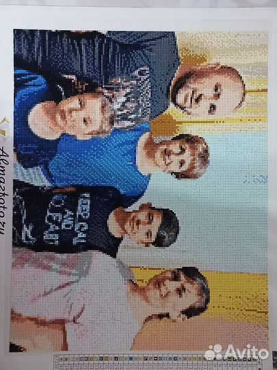 Алмазная мозаика по фото - производство