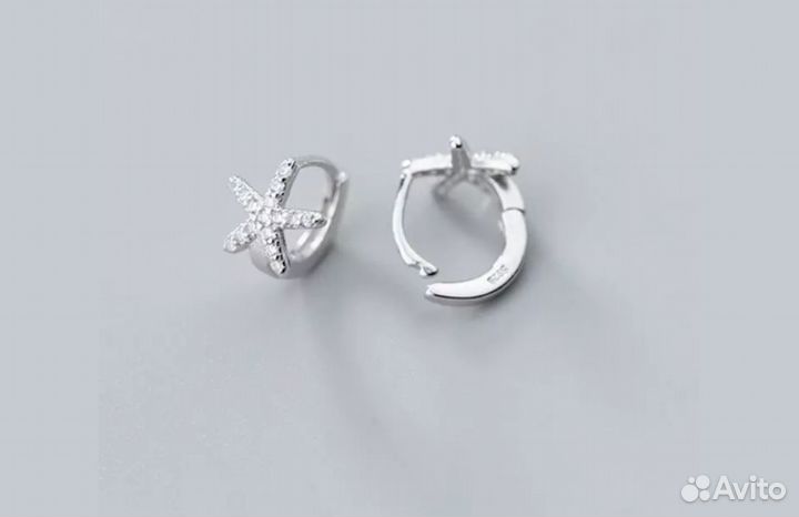Серьги из серебра