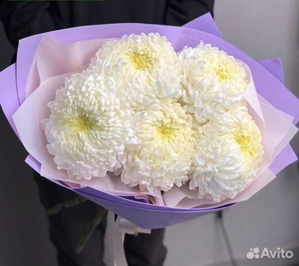 Букет из одноголовых хризантем с доставкой