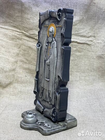 Икона - Преподобный Сергий Радонежский на свитке